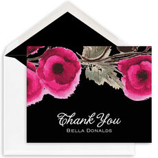 Poppy Thank You Folded Note Cards