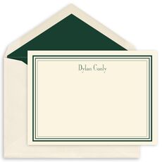 Triple Border Flat Note Cards