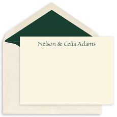 Simple Flat Correspondence  Note Cards