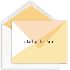 Chic Abstract Folded Note Cards