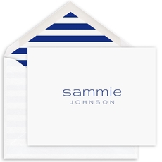 Contempo Folded Note Cards-Raised Ink