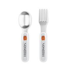 Halloween Toddler Stainless Steel Fork and Spoon Set