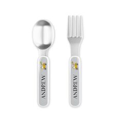 Dig It Toddler Stainless Steel Fork and Spoon Set