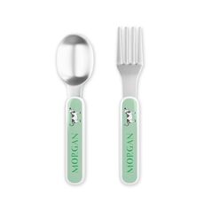 Barnyard Toddler Stainless Steel Fork and Spoon Set