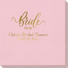 Bride To Be Swish Napkins