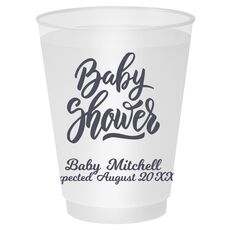 Handwritten Baby Shower Shatterproof Cups