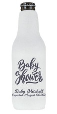 Handwritten Baby Shower Bottle Huggers