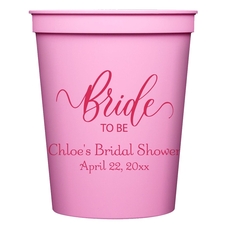 Bride To Be Swish Stadium Cups