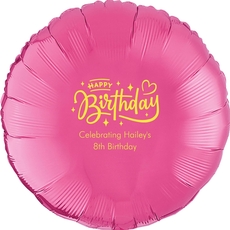 Happy Birthday Twinkles Mylar Balloons