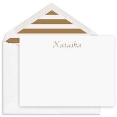 Fabulous Flat Note Cards - Raised Ink
