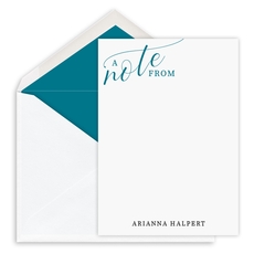 A Note From Petite Flat Note Cards