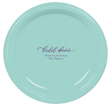 Bridal Shower Swish Plastic Plates