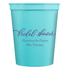 Bridal Shower Swish Stadium Cups