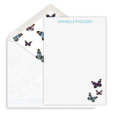 Butterfly Flutter Petite Flat Note Cards