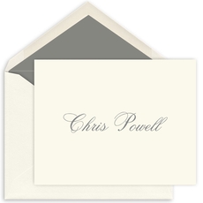 Woodbury Folded Note Cards - Letterpress