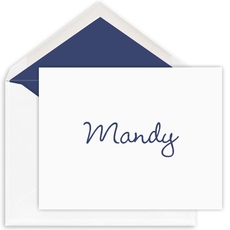 Mandy Folded Note Cards - Letterpress