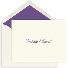 Howell Folded Note Cards - Letterpress