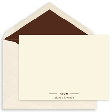 Bold Signature Flat Note Cards