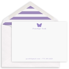 Butterfly Flat Note Cards