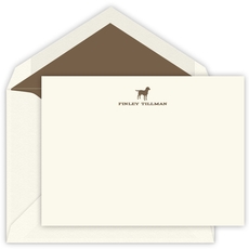 Animal Motif of Choice Flat Note Cards - Letterpress