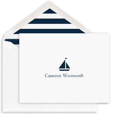 Sailboat Folded Note Cards