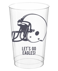 Football Helmet Clear Plastic Cups