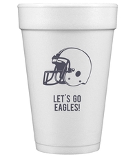 Football Helmet Styrofoam Cups