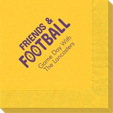 Friends and Football Napkins