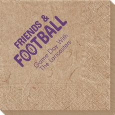 Friends and Football Bali Napkins