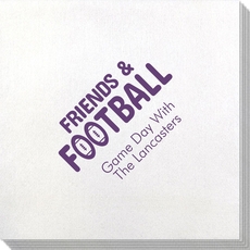 Friends and Football Bamboo Luxe Napkins