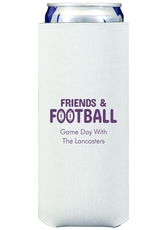 Friends and Football Collapsible Slim Huggers