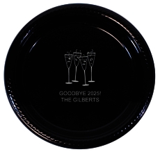 2025 New Years Glasses Plastic Plates
