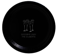 2025 New Years Glasses Paper Plates