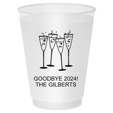 2025 New Years Glasses Shatterproof Cups