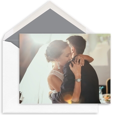 Horizontal Custom Folded Note Cards with Your Photo