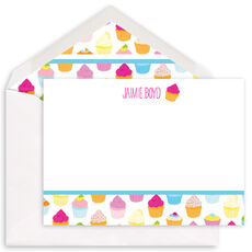 Cupcakes Flat Note Cards