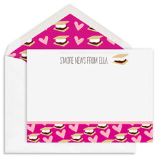 S'Mores Flat Note Cards