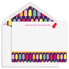 Popsicles Flat Note Cards