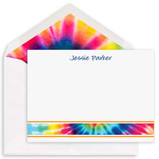 Tie-Dye Flat Note Cards