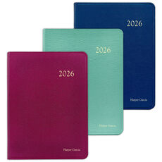 Personalized 2026 Leather Desk Diary