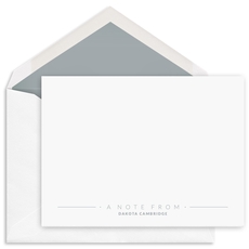 Closing of Your Choice Flat Note Cards - Raised Ink