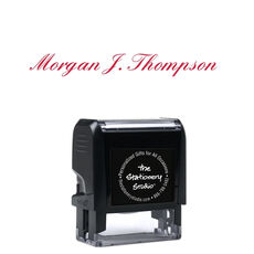 Single Line Rectangular Self Inking Stamp