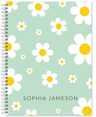 Floating Daisies Spiral Notebook