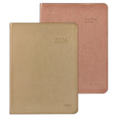 Personalized 2026 Leather Desk Diary