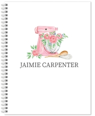 Pink Mixer Spiral Notebook