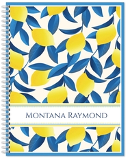 Sorrento Lemons Spiral Notebook