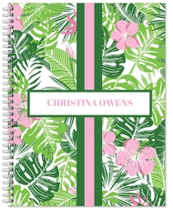 Preppy Tropic Spiral Notebook