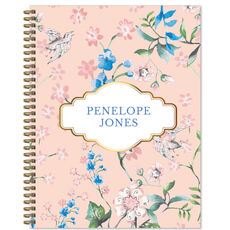 Pink Meadow Spiral Notebook