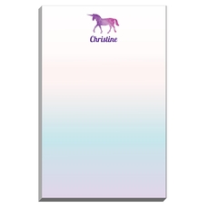 Magical Shades of Color Unicorn Notepads