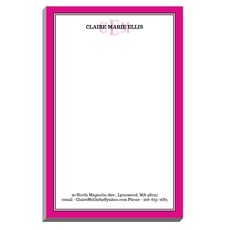 Colorful Border Monogram Notepads